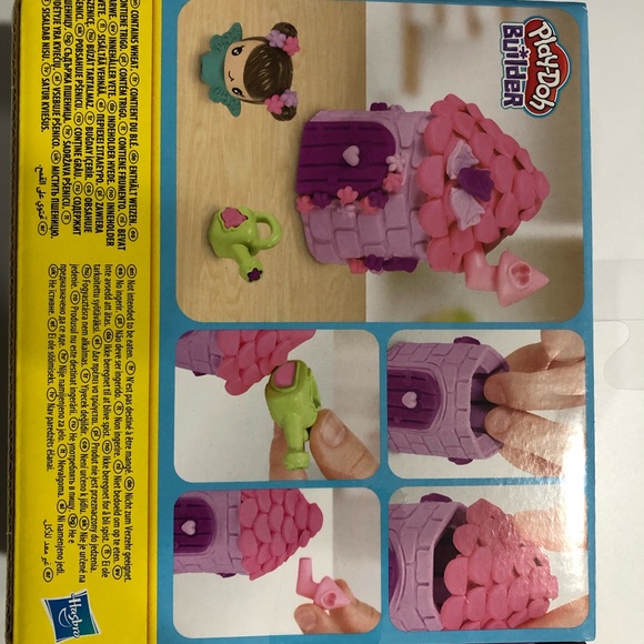 Play-Doh Builder Fairy House Toy Building Kit Kids 3 Non-Toxic Colors NEW in Box - Picture 2 of 8